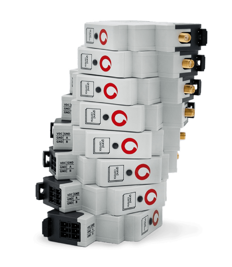 Stack of Modbus Cloud Connect modules