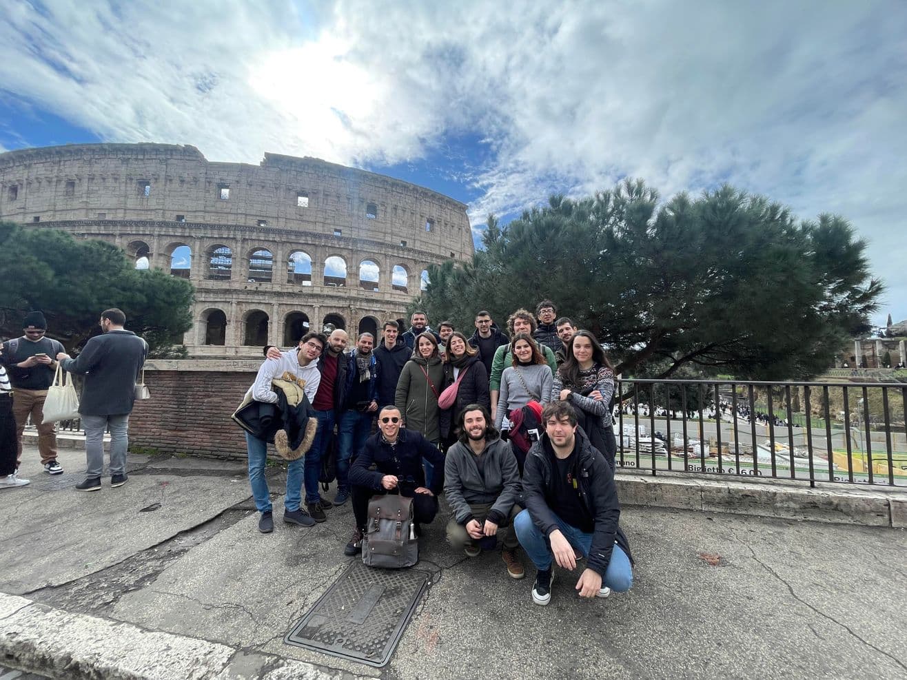 Picture of the team behind Andrea Codini, CTO of Santagostino